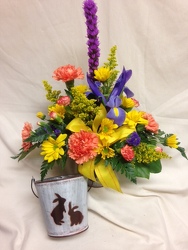 Bunny Bucket from Chillicothe Floral, local florist in Chillicothe, OH